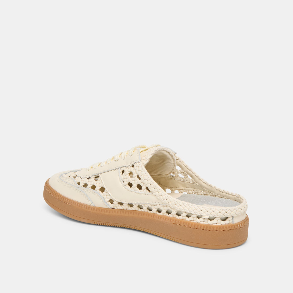 Notice Slide Woven Off White Woven Stella Sneakers | Dolce Vita