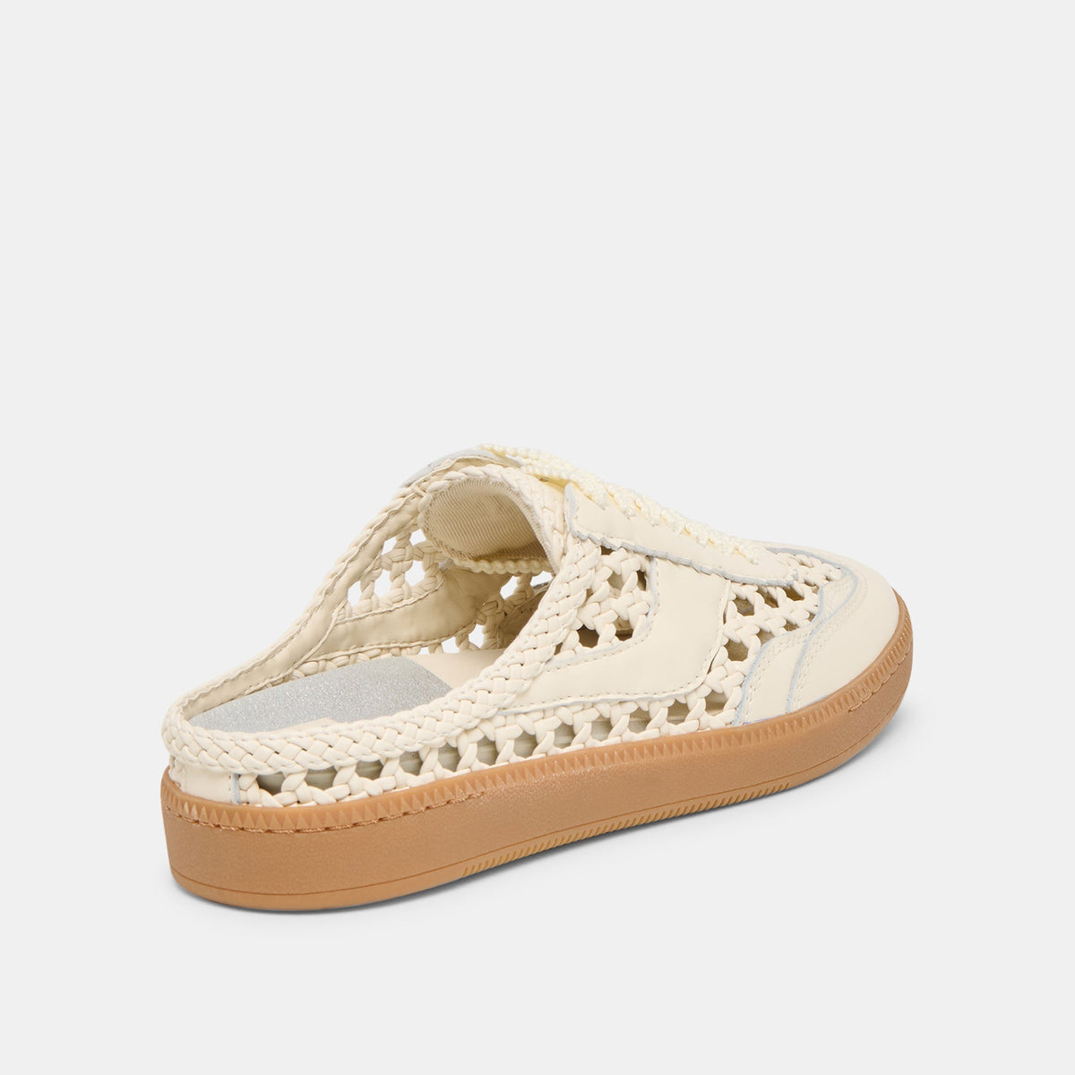 Notice Slide Woven Off White Woven Stella Sneakers | Dolce Vita