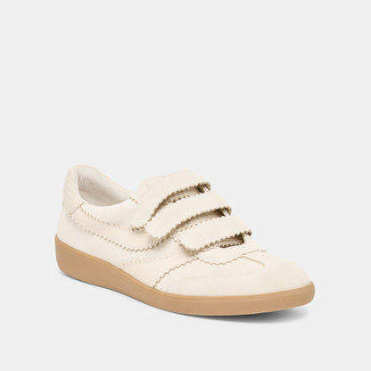 Merit Velcro Ivory Leather Sneakers | Dolce Vita