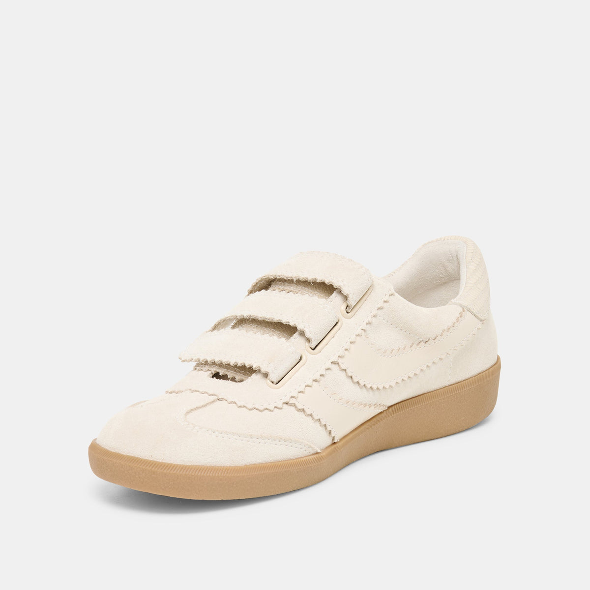 Merit Velcro Ivory Leather Sneakers | Dolce Vita