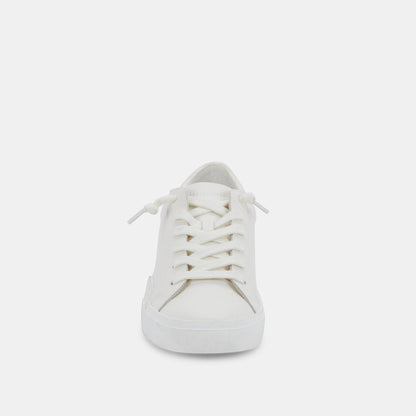 Zina 306 Sneakers White Recycled Leather | White Leather Sneakers
 – Dolce Vita | Dolce Vita