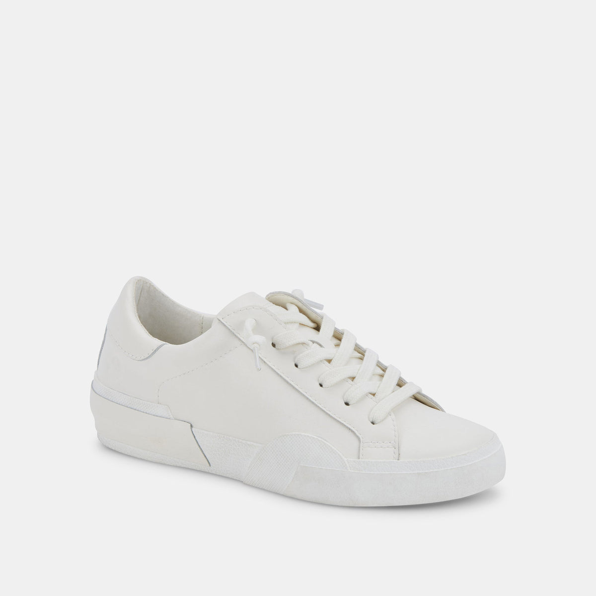 Zina 306 Sneakers White Recycled Leather | White Leather Sneakers
 – Dolce Vita | Dolce Vita