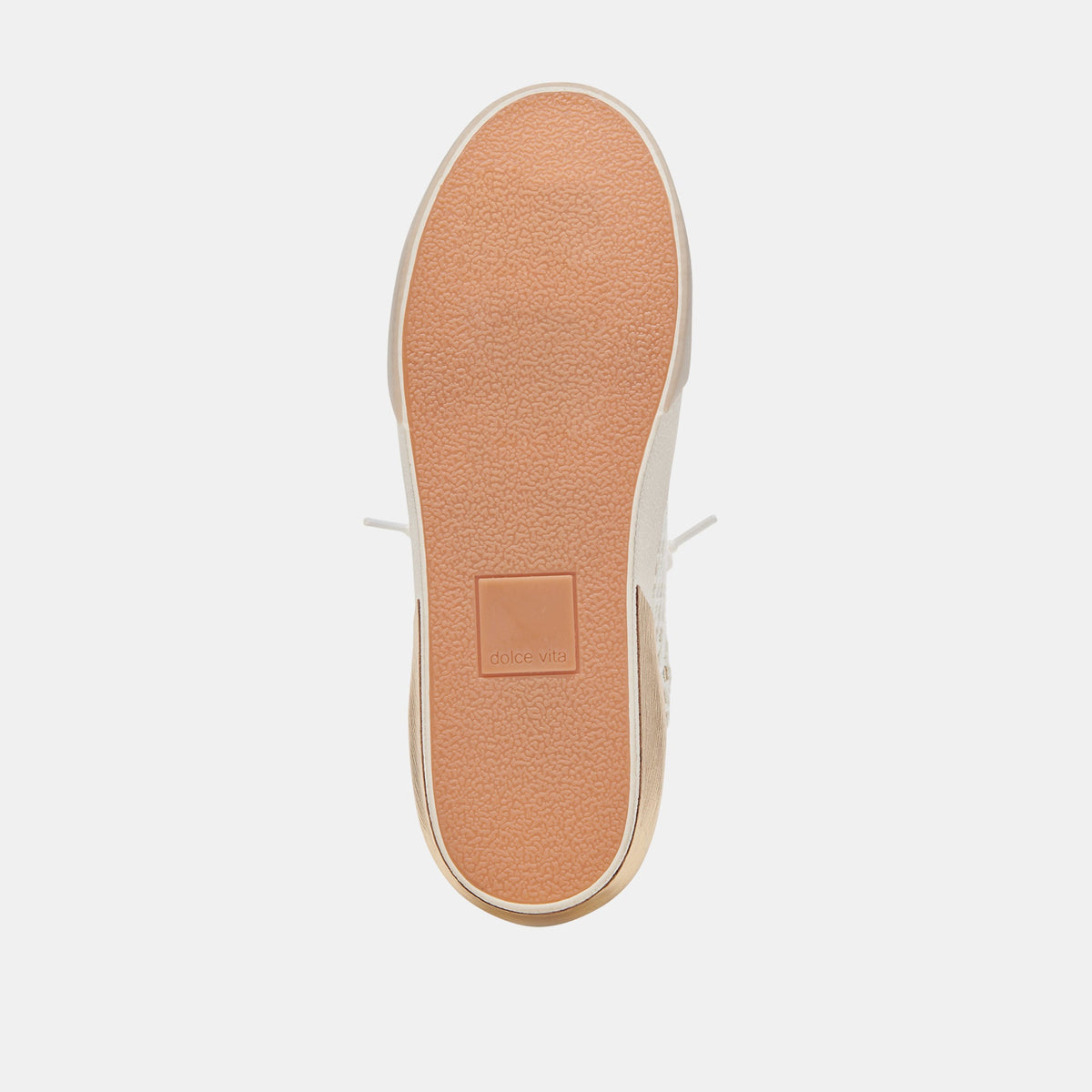 Zina Bone Gold Woven Wide Sneakers | Dolce Vita