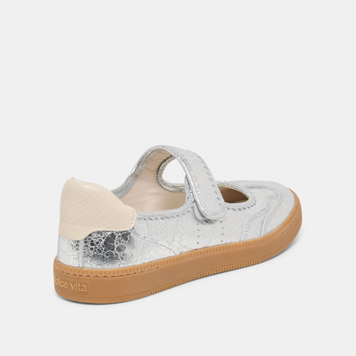 Nanet Silver Leather Sneakers | Dolce Vita