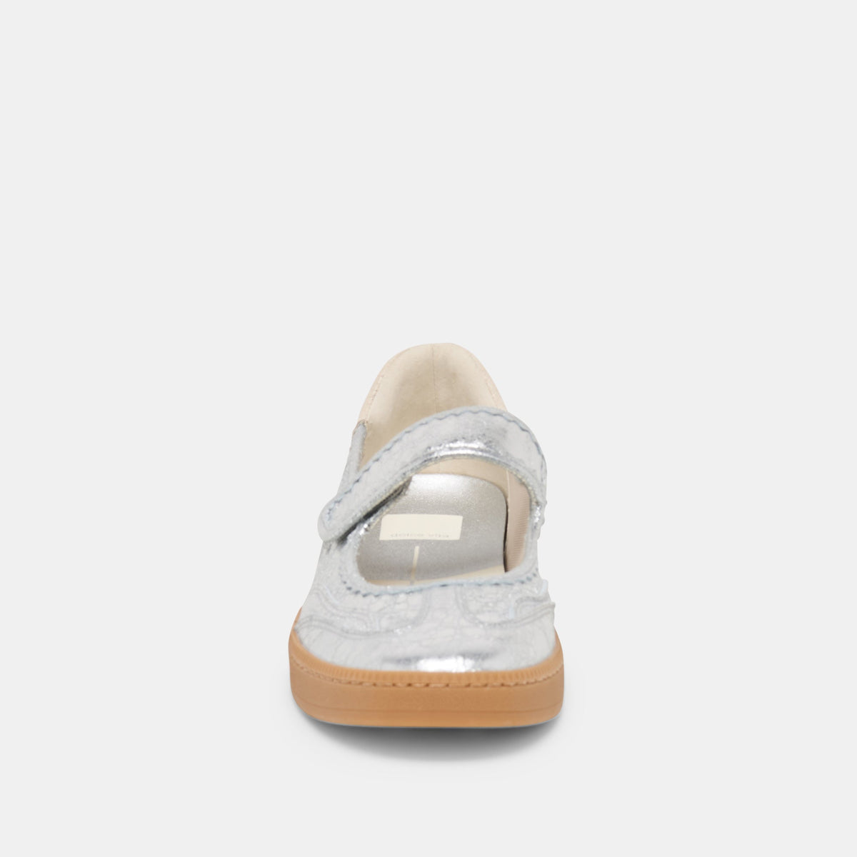 Nanet Silver Leather Sneakers | Dolce Vita
