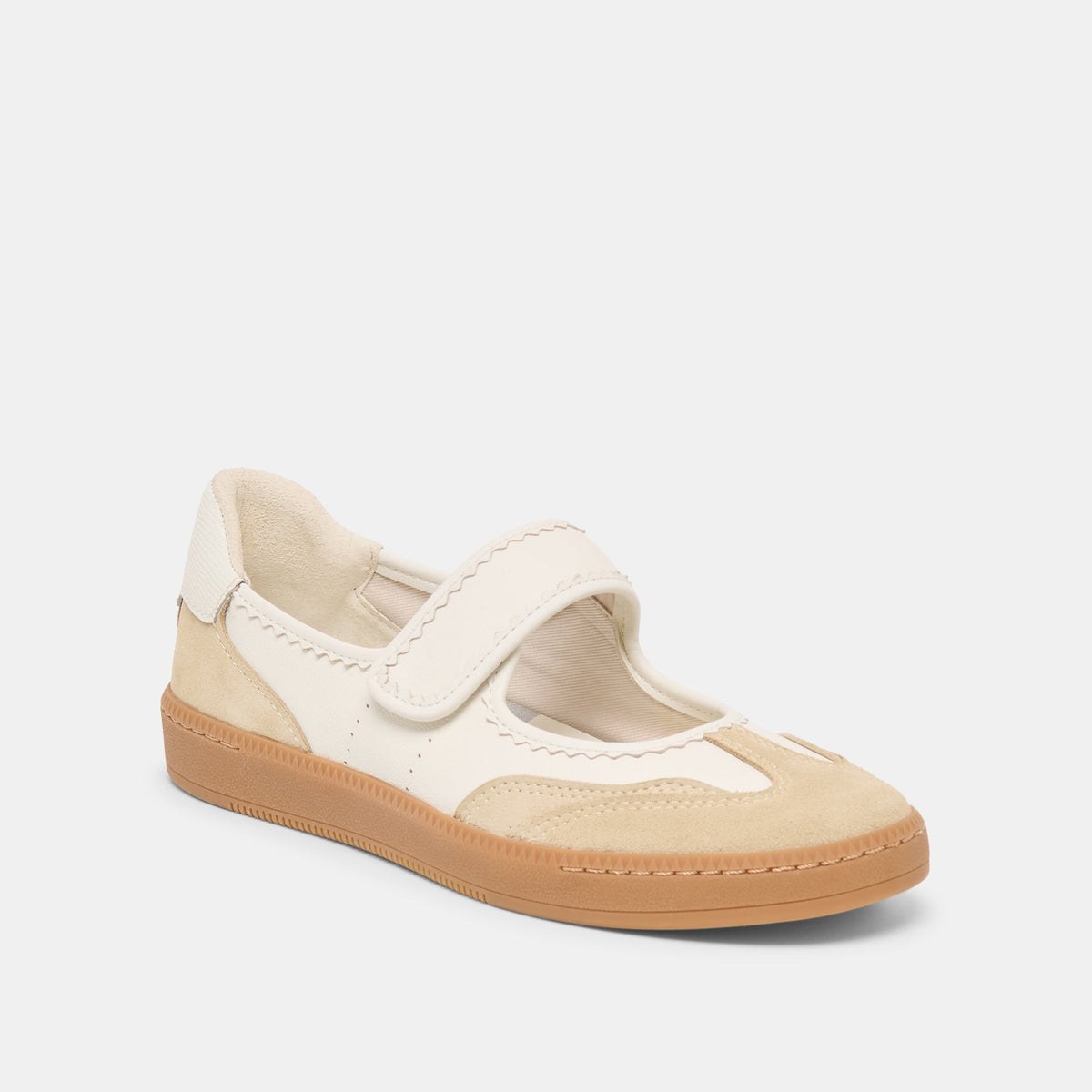 Nanet Ivory Multi Leather Sneakers | Dolce Vita