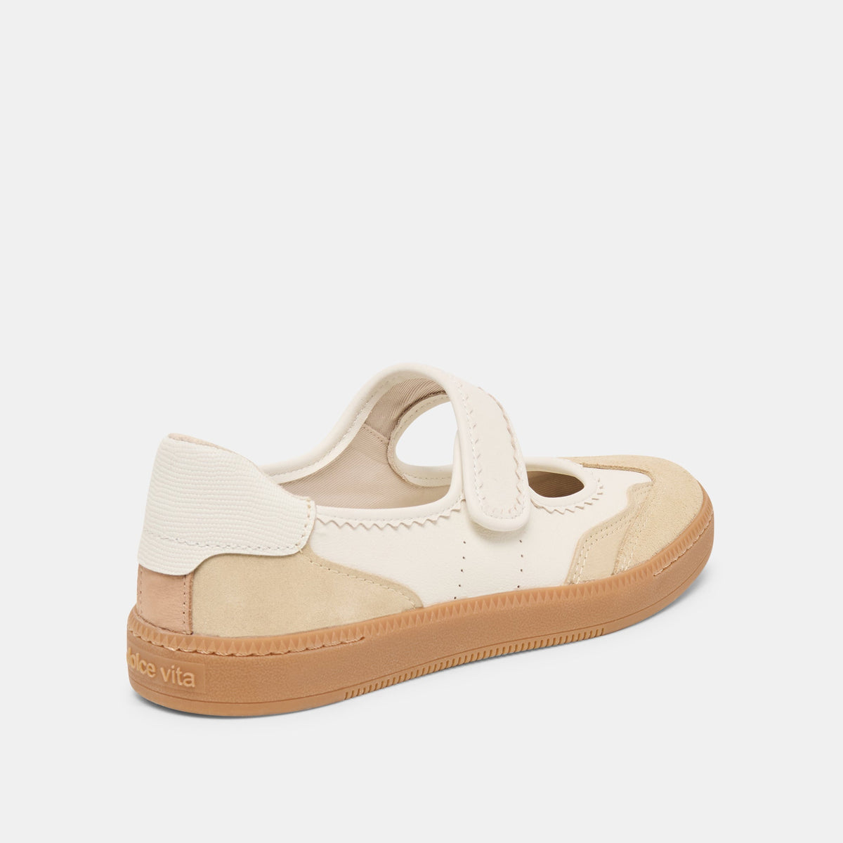 Nanet Ivory Multi Leather Sneakers | Dolce Vita