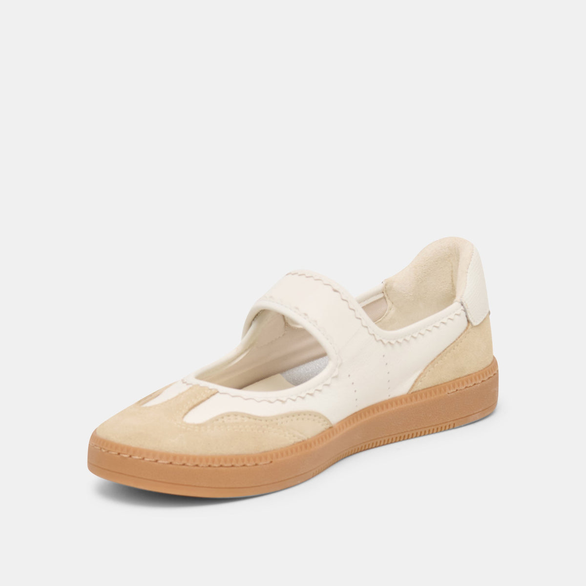 Nanet Ivory Multi Leather Sneakers | Dolce Vita