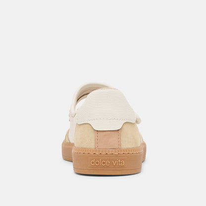 Nanet Ivory Multi Leather Sneakers | Dolce Vita