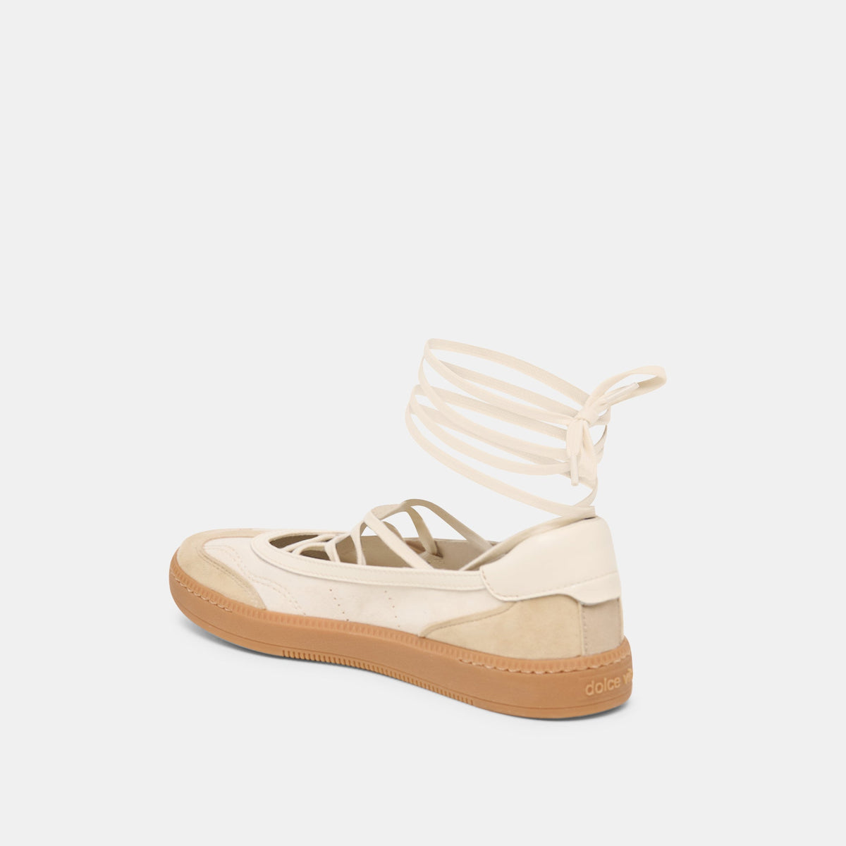 Nyomie Ivory Multi Leather Sneakers | Dolce Vita