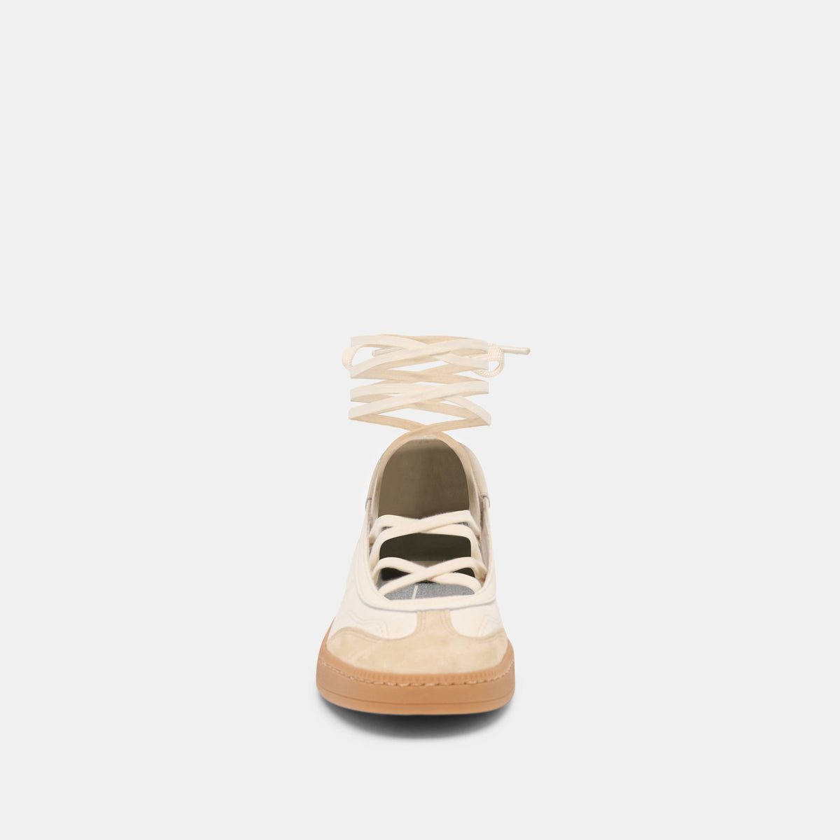 Nyomie Ivory Multi Leather Sneakers | Dolce Vita
