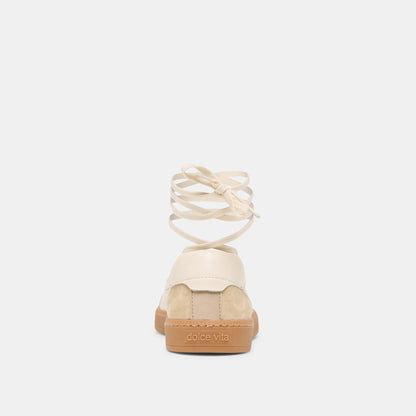Nyomie Ivory Multi Leather Sneakers | Dolce Vita