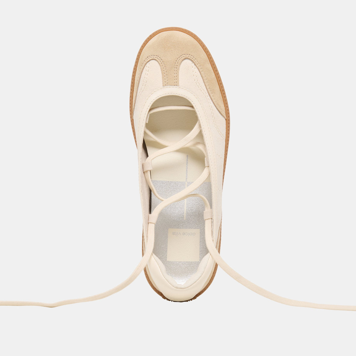 Nyomie Ivory Multi Leather Sneakers | Dolce Vita