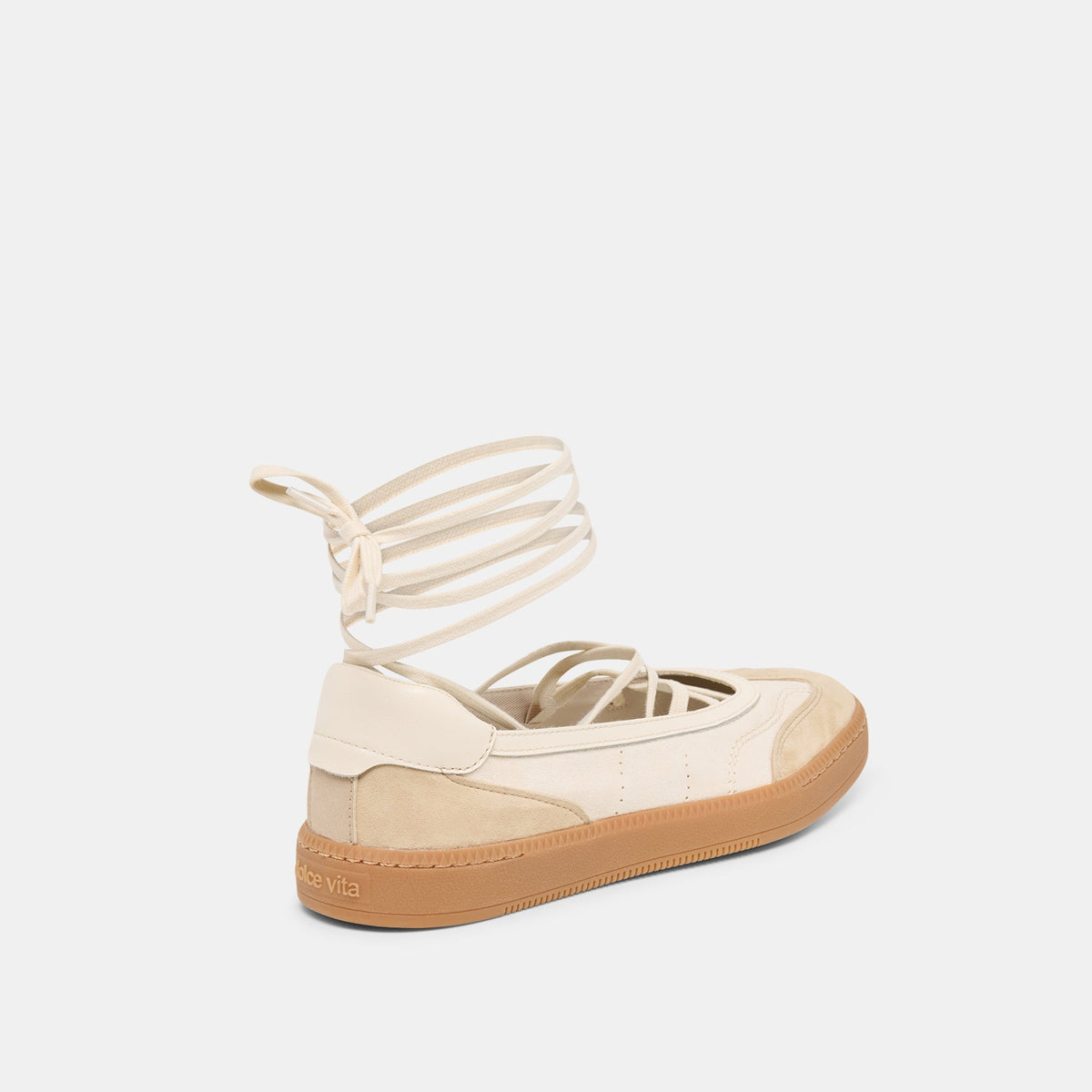 Nyomie Ivory Multi Leather Sneakers | Dolce Vita