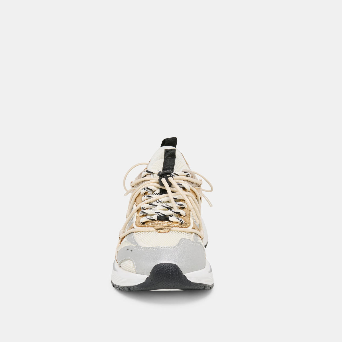 Selmar Silver Gold Leather Sneakers | Dolce Vita
