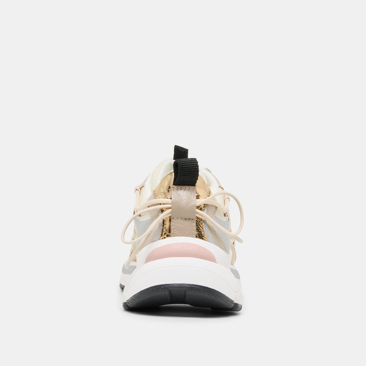 Selmar Silver Gold Leather Sneakers | Dolce Vita