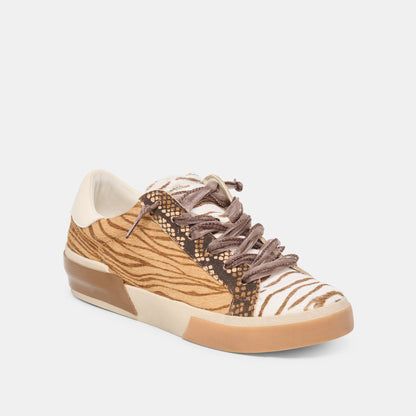 Zina Zebra Multi Calf Hair Sneakers | Dolce Vita