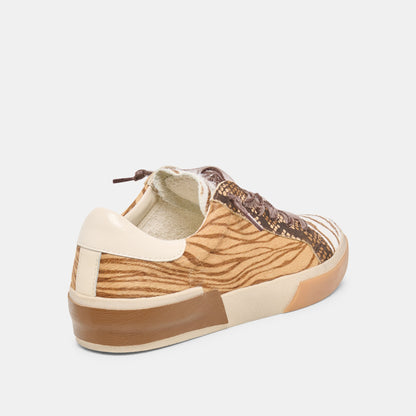 Zina Zebra Multi Calf Hair Sneakers | Dolce Vita