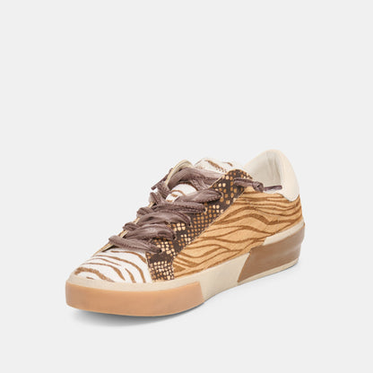 Zina Zebra Multi Calf Hair Sneakers | Dolce Vita