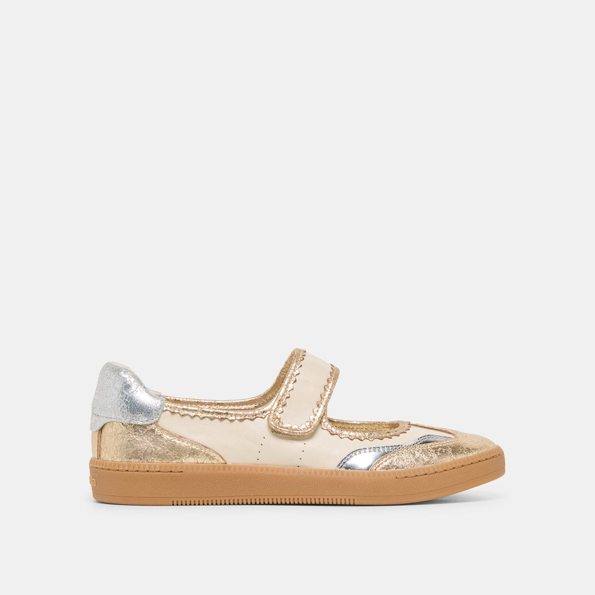 NANET Metallic Multi Leather Mary-Jane Sneakers | Dolce Vita