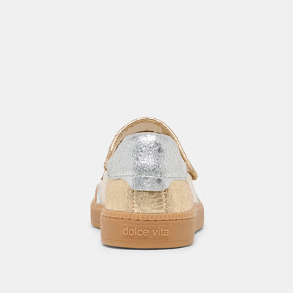 NANET Metallic Multi Leather Mary-Jane Sneakers | Dolce Vita
