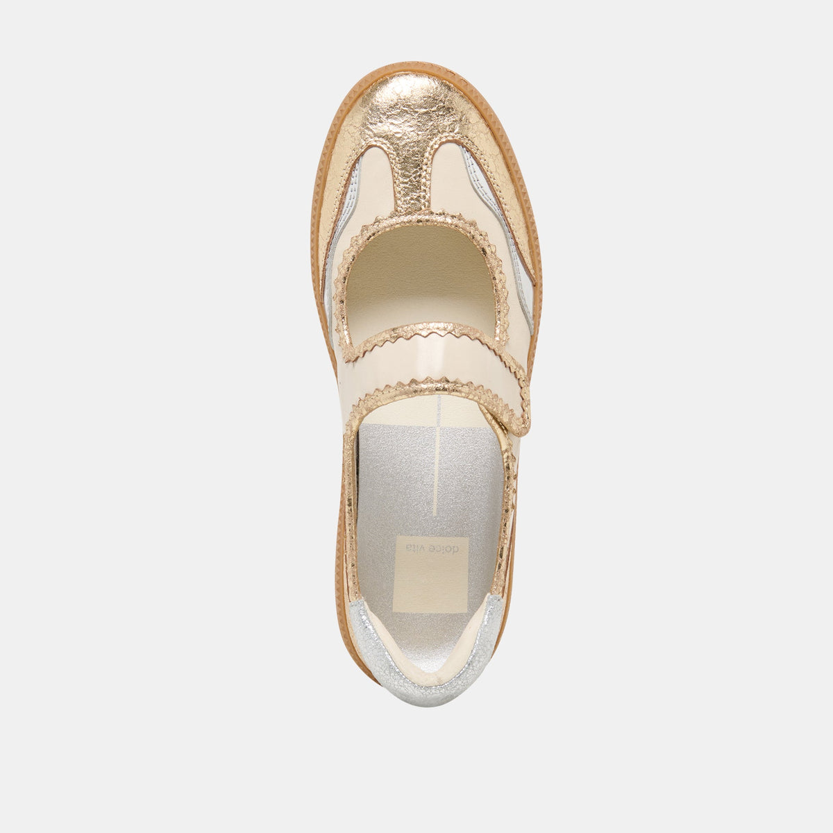 NANET Metallic Multi Leather Mary-Jane Sneakers | Dolce Vita