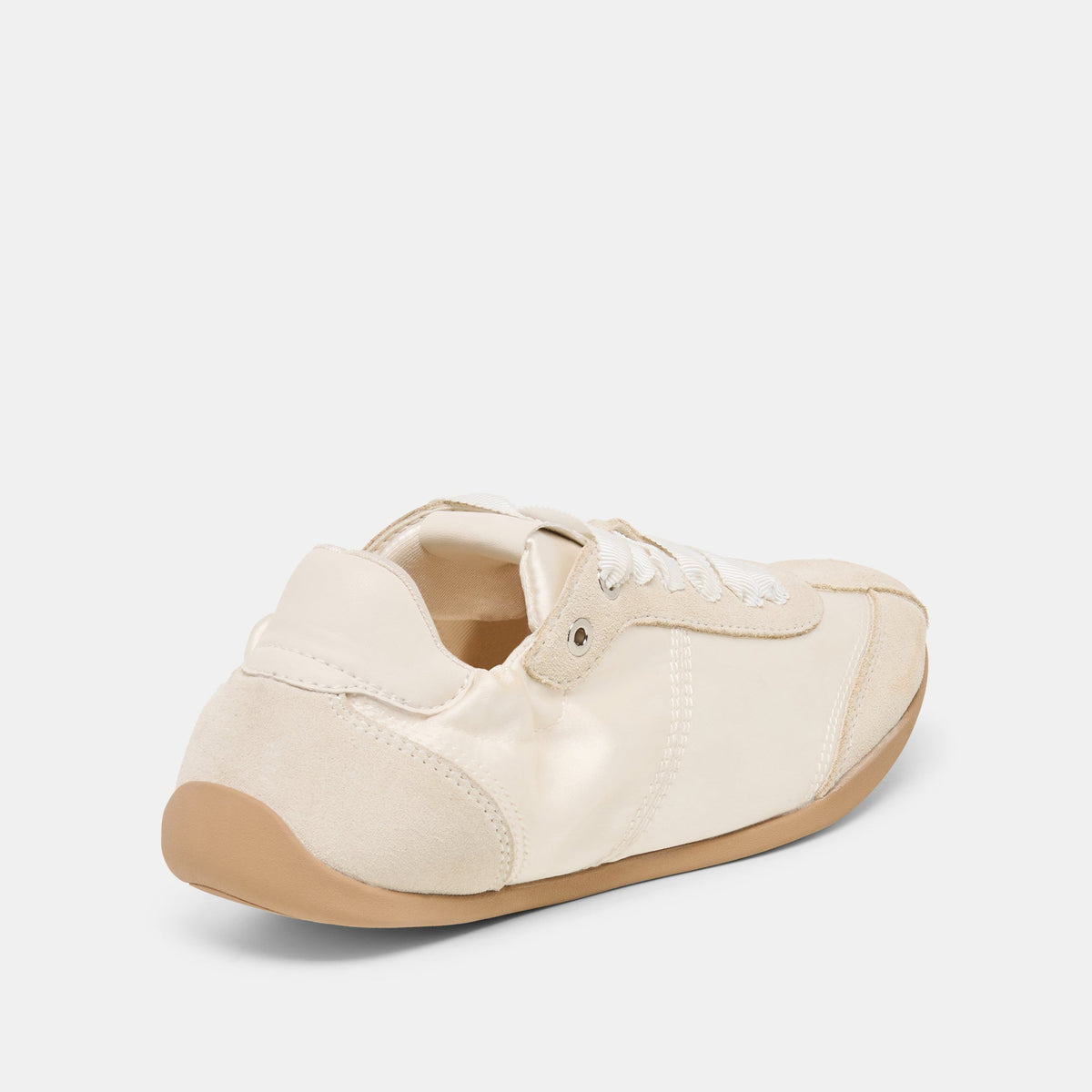 Dakoda Off White Satin Sneakers | Dolce Vita