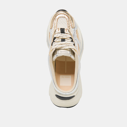 SWAYZY Metallic Multi Leather Platform Slip-on Sneakers | Dolce Vita