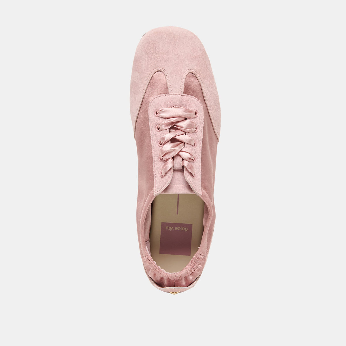 Itzy Pink Satin Sneakers | Dolce Vita