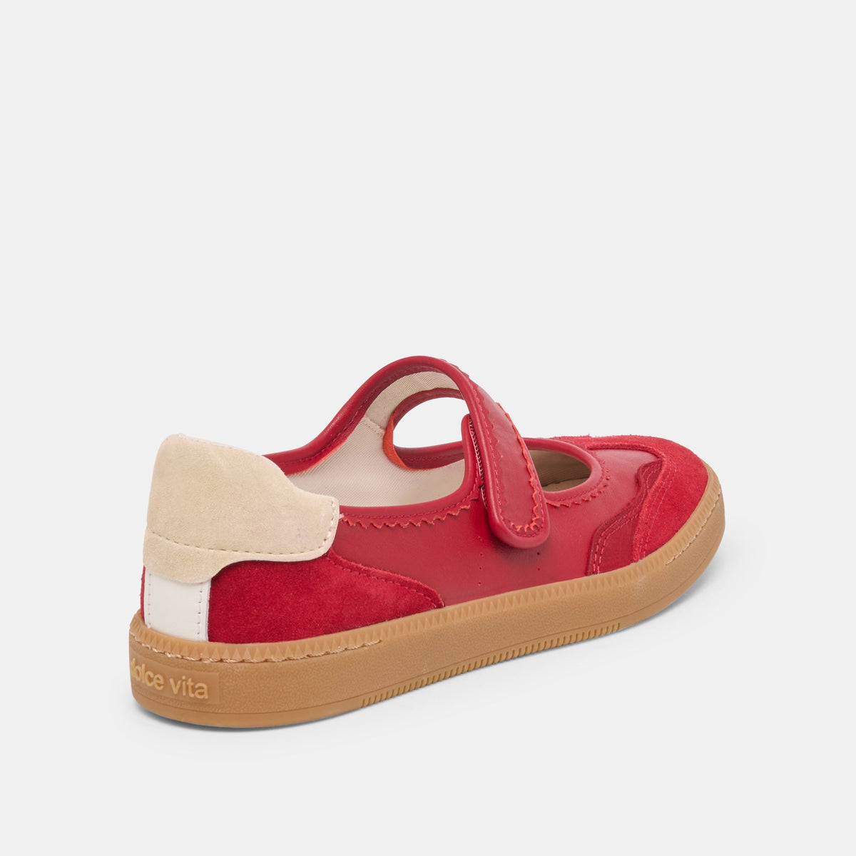 Nanet Crimson Leather Sneakers | Dolce Vita