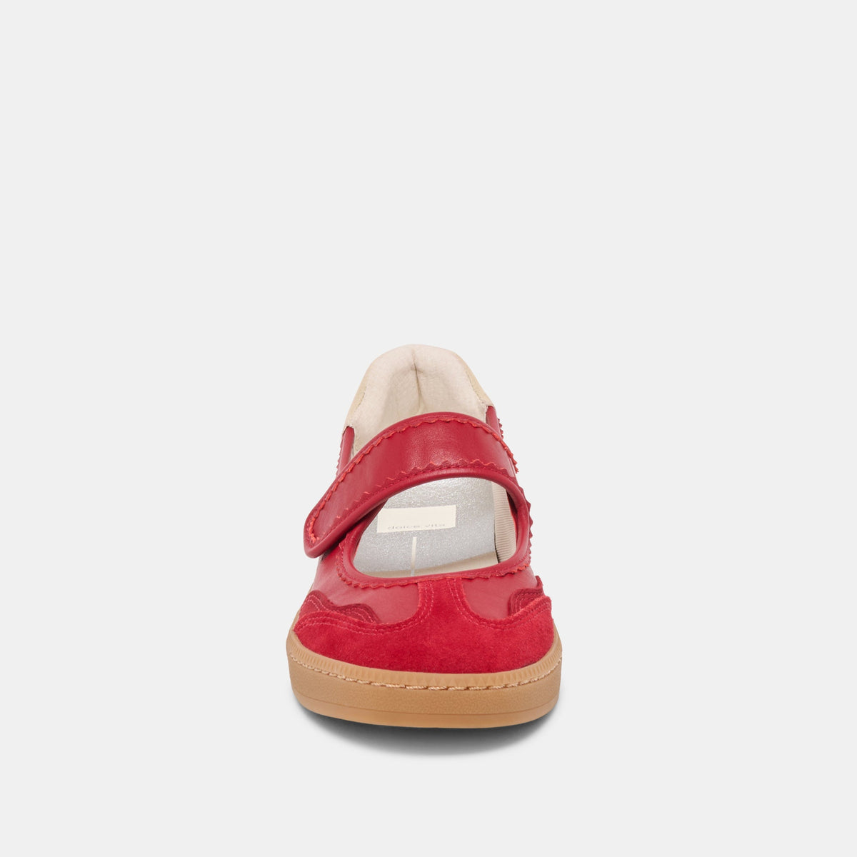 Nanet Crimson Leather Sneakers | Dolce Vita
