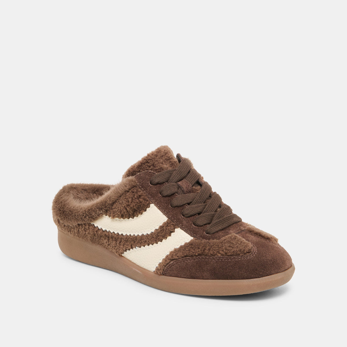 Merit Slide Plush Dk Brown Plush Sneakers | Dolce Vita