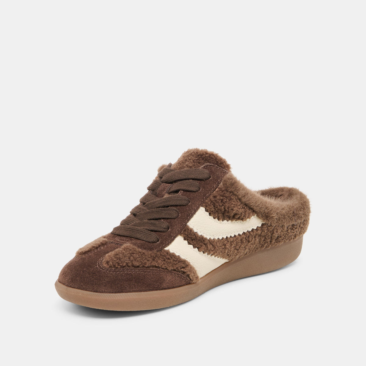 Merit Slide Plush Dk Brown Plush Sneakers | Dolce Vita