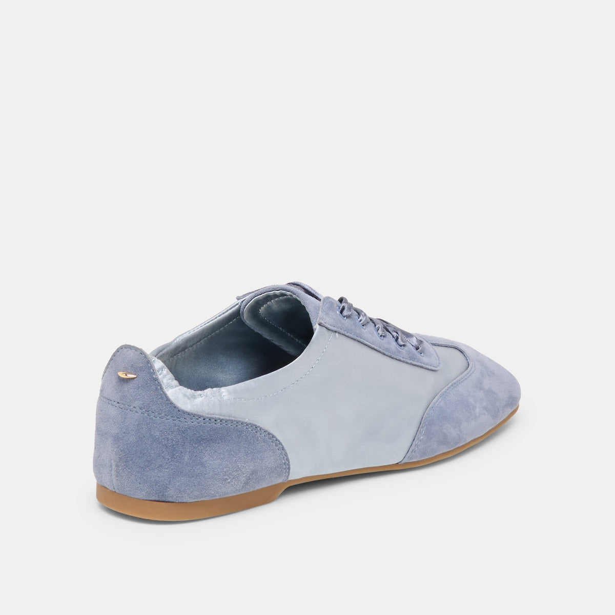 Itzy Periwinkle Satin Sneakers | Dolce Vita