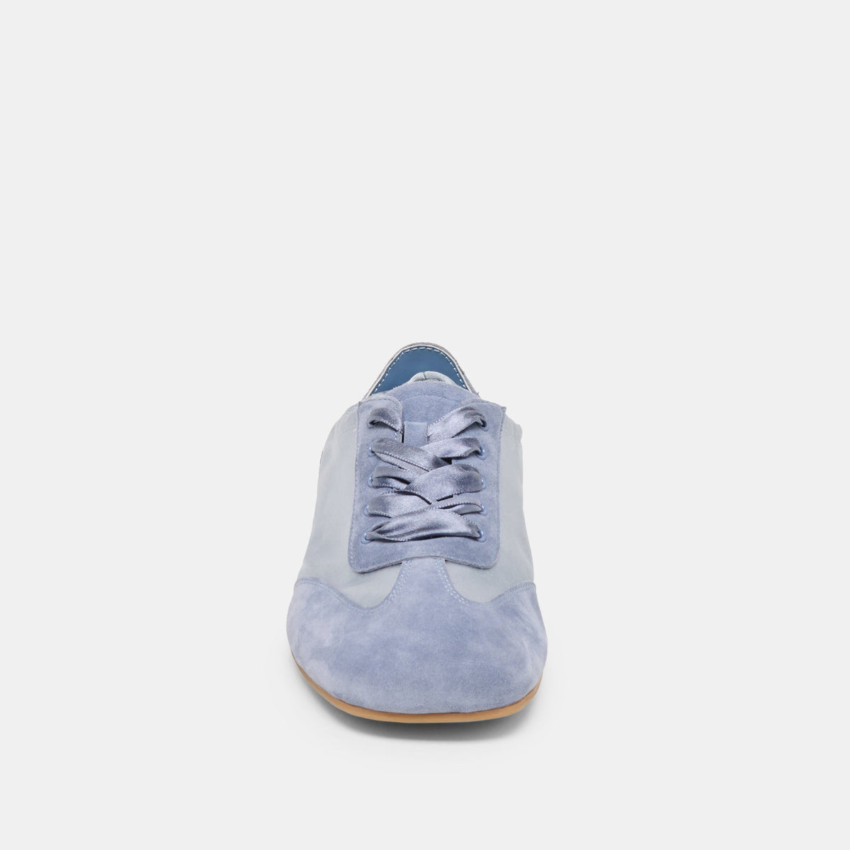 Itzy Periwinkle Satin Sneakers | Dolce Vita