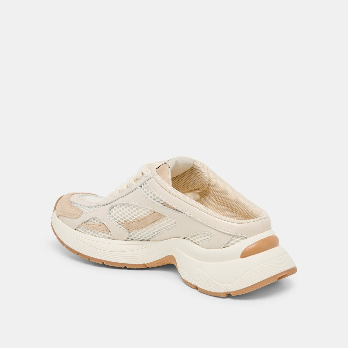 SWAYZY Ivory Multi Suede Platform Slip-on Sneakers | Dolce Vita