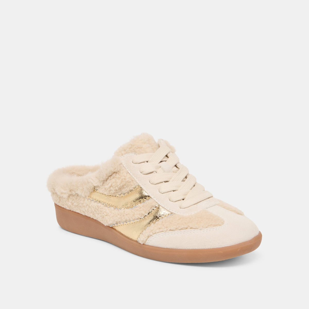 Merit Slide Plush Natural Multi Plush Sneakers | Dolce Vita