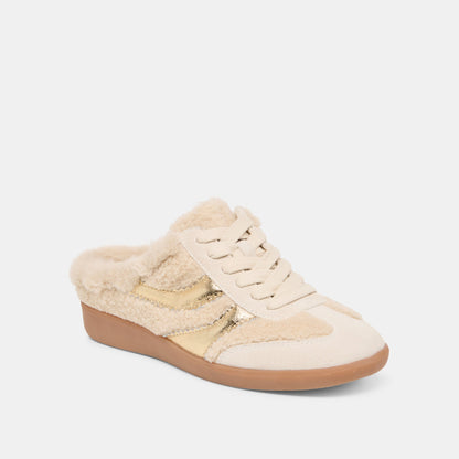 Merit Slide Plush Natural Multi Plush Sneakers | Dolce Vita