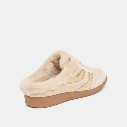 Merit Slide Plush Natural Multi Plush Sneakers | Dolce Vita