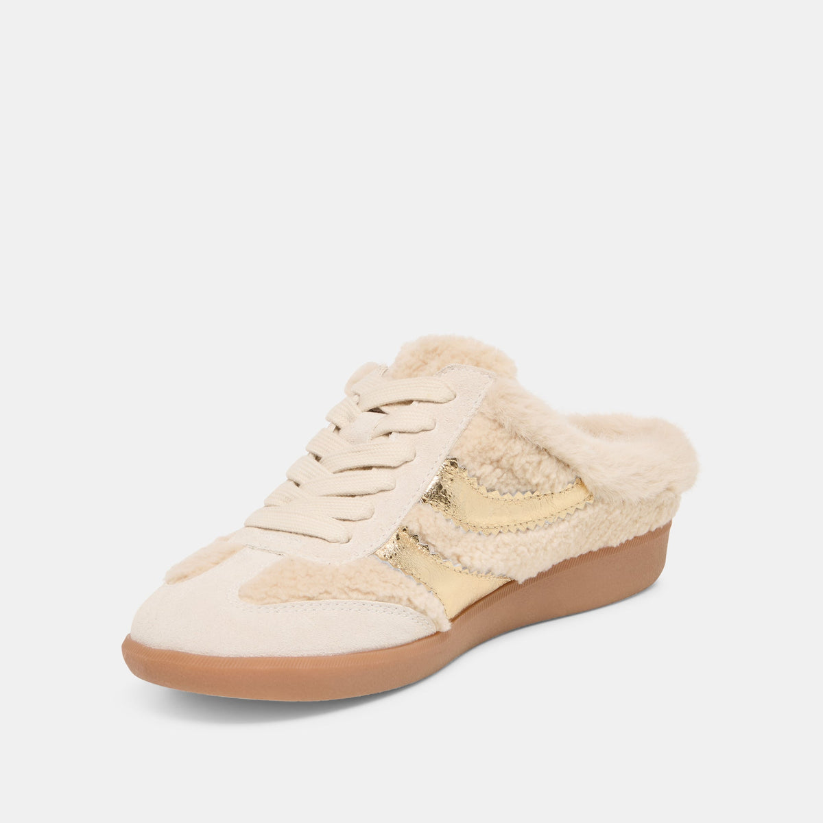 Merit Slide Plush Natural Multi Plush Sneakers | Dolce Vita