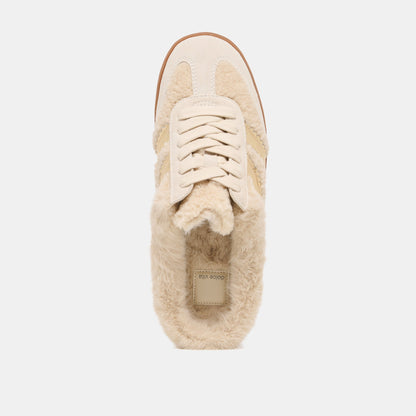 Merit Slide Plush Natural Multi Plush Sneakers | Dolce Vita