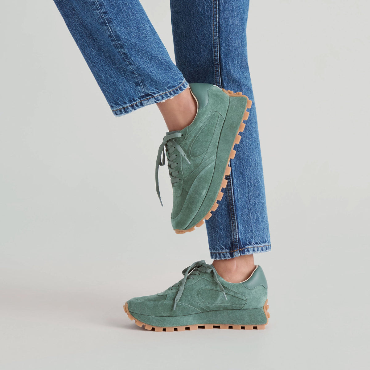 Tricia Dk Green Suede Sneakers | Dolce Vita