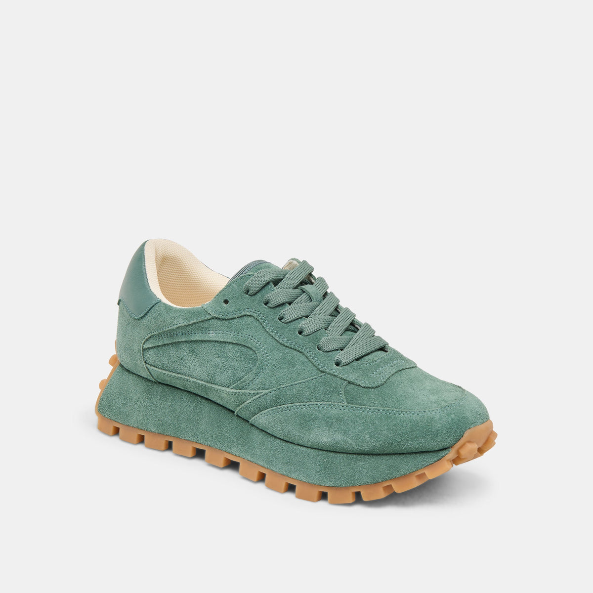 Tricia Dk Green Suede Sneakers | Dolce Vita