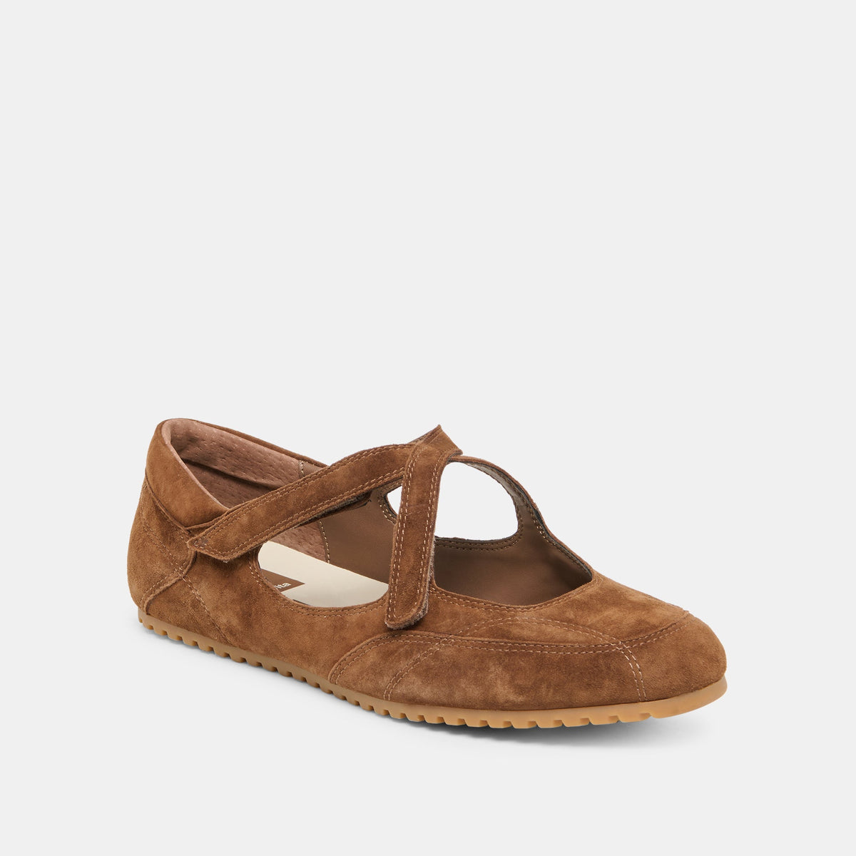 YONO Cocoa Suede Ballet Sneaker Flats | Dolce Vita