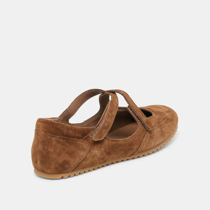 YONO Cocoa Suede Ballet Sneaker Flats | Dolce Vita