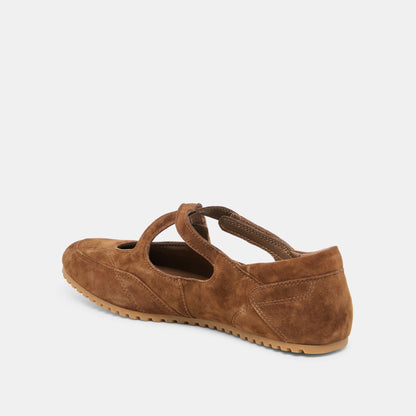 YONO Cocoa Suede Ballet Sneaker Flats | Dolce Vita