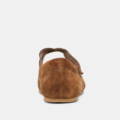 YONO Cocoa Suede Ballet Sneaker Flats | Dolce Vita