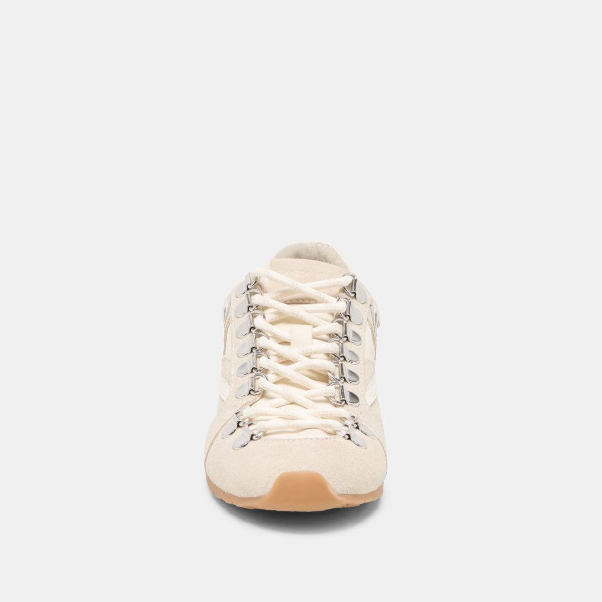 DEACON Ivory Suede Lace-Up Sneakers | Dolce Vita