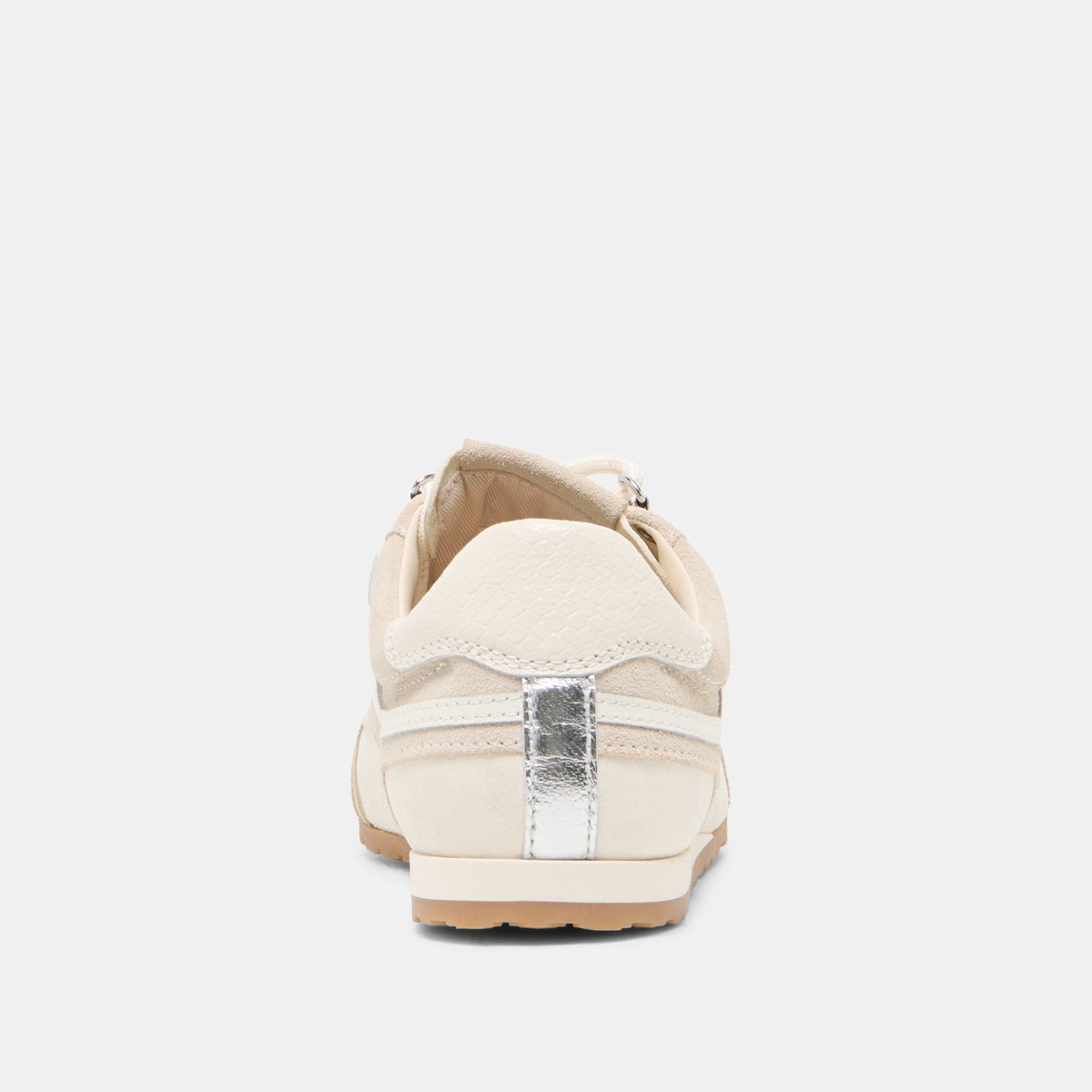 DEACON Ivory Suede Lace-Up Sneakers | Dolce Vita