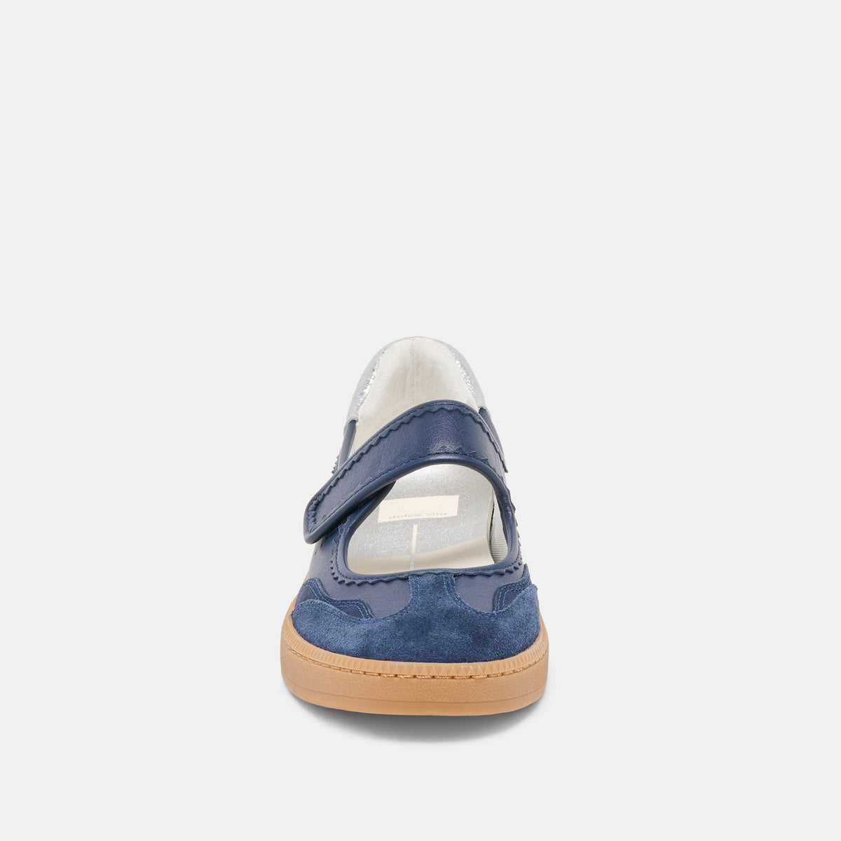 NANET Dk Navy Suede Mary-Jane Ballet Sneakers | Dolce Vita